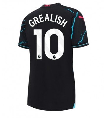 Manchester City Jack Grealish #10 Replika Tredjetrøje Dame 2023-24 Kortærmet